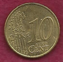 FRANCE 10 Euro Cent 1999 COIN