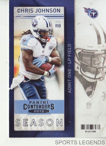 2013 Contenders #97 Chris Johnson