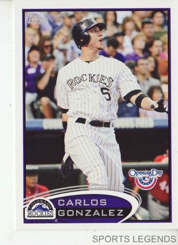 2012 Opening Day #83 Carlos Gonzalez