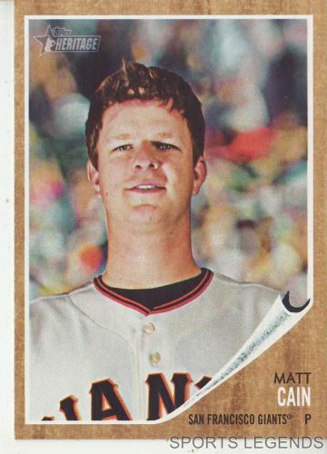 2011 Heritage #260 Matt Cain