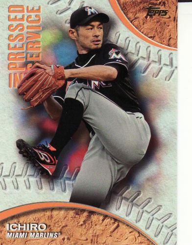 2016 Topps Pressed Into Service #PIS-9 - Ichiro - Marlins