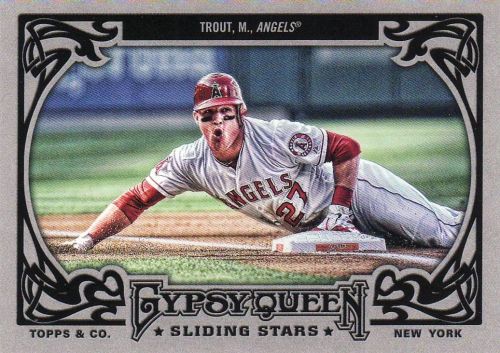 2013 Gypsy Queen Sliding Stars #SS-MT - Mike Trout - Angels