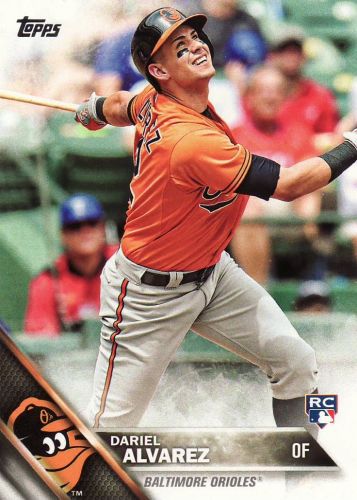 2016 Topps #311 - Dariel Alvarez - Orioles