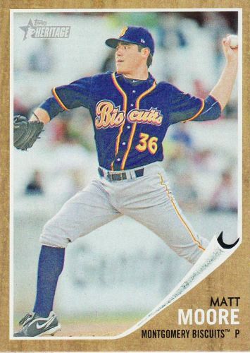 2011 Topps Heritage Minors #173 - Matt Moore