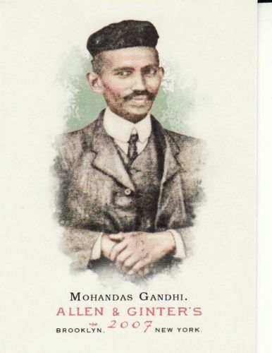 2007 Allen & Ginter #103 - Mohandas Gandhi