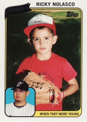 2010 Topps When They Were Young #RN - Ricky Nolasco - Marlins