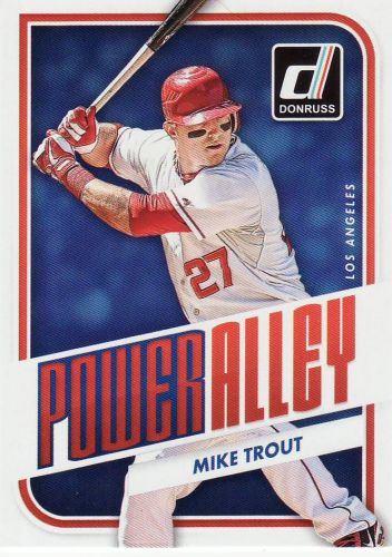 2016 Donruss Power Alley #2 - Mike Trout - Angels