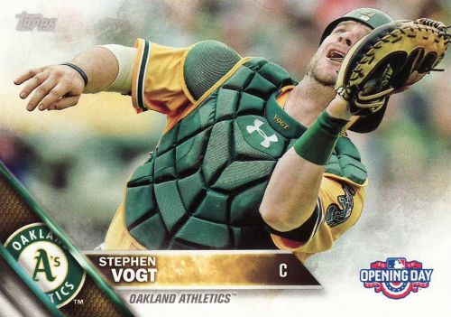 2016 Topps Opening Day #OD37 - Stephen Vogt - Athletics