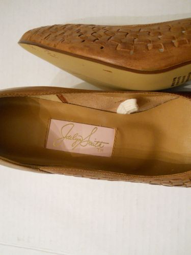 Jaclyn Smith Women's Pumps Classics Size 10M Leather With Basket Weave 3” Heels