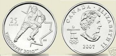 UNC CANADA OLYMPIC 2007 ICE HOCKEY QUARTER~FREE SHIP