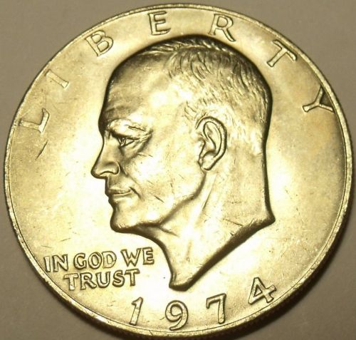 UNC 1974P EISENHOWER DOLLAR~SEE R E-BAY STORE~FREE SHIP