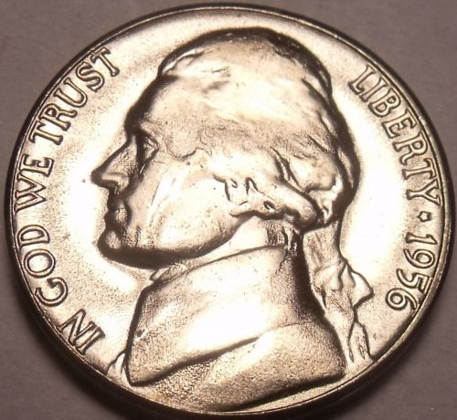 United States Unc 1956-D Jefferson Nickel~Excellent~Free Shipping