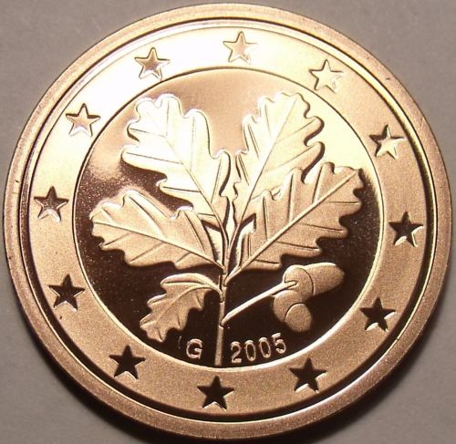 Cameo Proof Germany 2005-G Two Euro Cents~Karlsruhe Mint~Excellent~Free Ship~