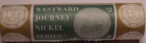 Gem Unc Mint Wrapped Roll 2004-P Keelboat Nickels~Westward Journey~Free Ship