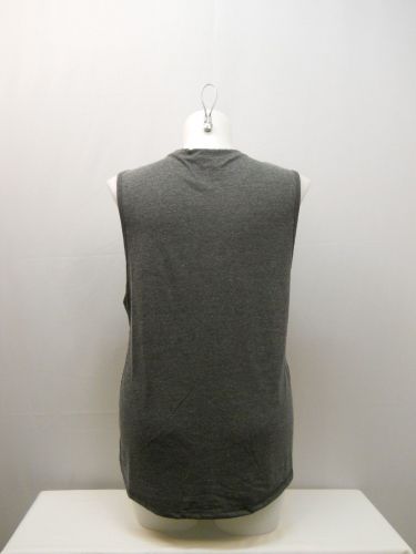 SIZE XXL 20 Women Athletic Muscle Top DANSKIN Charcoal Grey Crew Neck Sleeveless