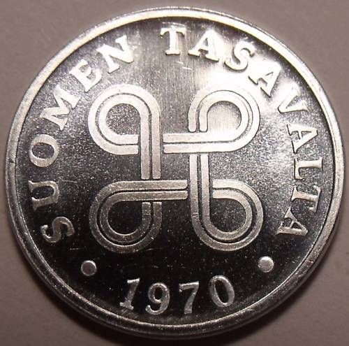 Gem Uncirculated Finland 1970 1 Penni~Great Price~Free Shipping