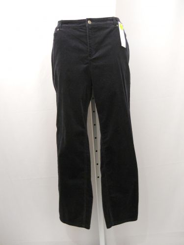 SIZE 18 SHORT Lexington Corduroys 42X30 CHARTER CLUB Navy Mid Rise Straight Legs