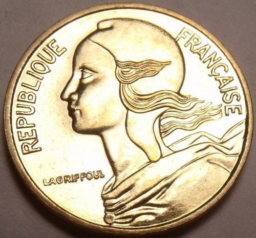 Gem Unc France 1998 5 Centimes~Minted In Paris~Beautiful Coin~Free Shipping