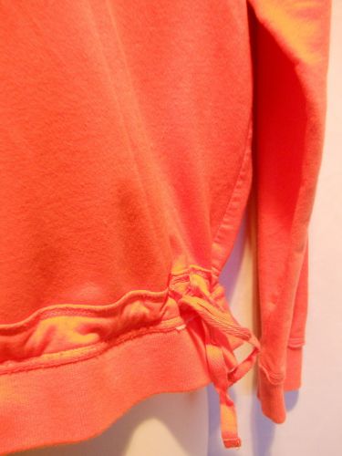 Athletic Works Orange V- Neck Long Sleeve Active Workout Yoga Top Size XL 16/18