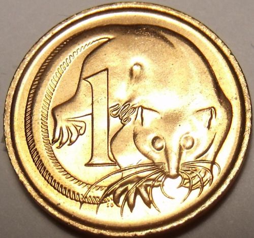 Australia Gem Unc 1981 Cent~Ring-Tailed Opossum~We Have Australian Coins~Free Sh