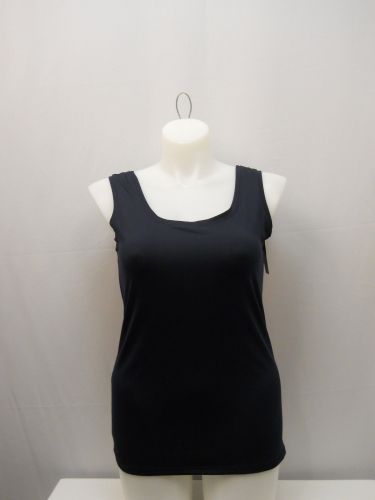 PLUS SIZE 0X Women’s Tank Top ALFANI Solid Navy Scoop Neck Sleeveless Pullover