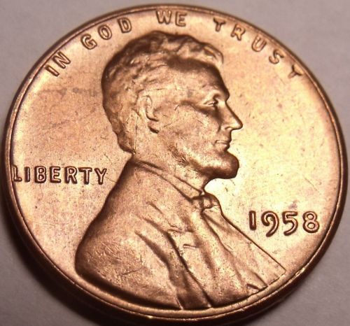 United States 1958-P Unc Lincoln Wheat Cent~See All Our U.S. Coins~Free Shipping