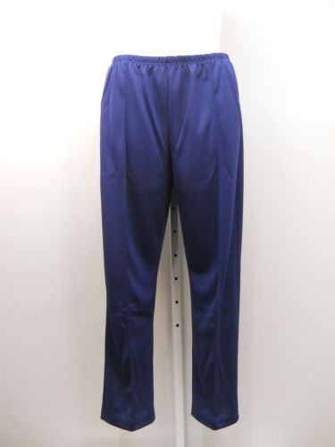 PLUS SIZE 20W Womens Casual Pants SARA MORGAN Solid Navy Blue Pullon Inseam 30