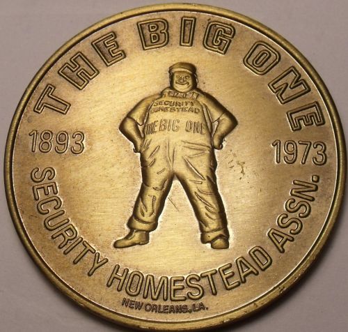 Gem Unc Security Homestead Assn. 80th Anniversary Medallion~THE BIG ONE~Fr/Ship