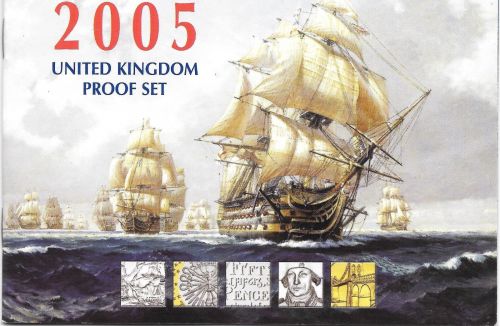 2005 Great Britain 12 Coin 8 Page C.O.A. Document Set~Free Shipping