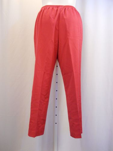 SIZE 16 Womens Casual Pants ALFRED DUNNER Raspberry Proportion Short Inseam 29