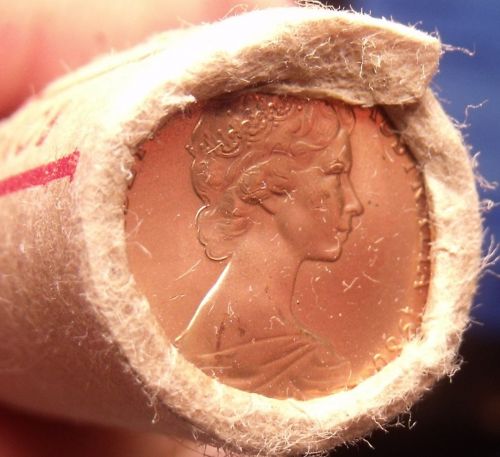 Gem Unc Original Roll (50) Australia 1980 Cents~Feather Tailed Glider~Free Ship