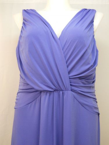 Sangria Women’s Formal Evening Bridesmaid Dress Size 20W Maxi Sleeveless Blue