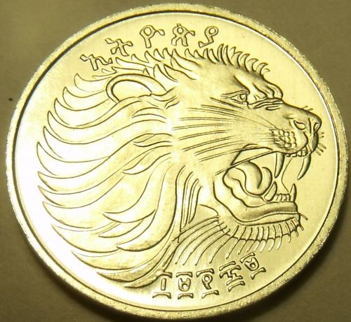 Ethiopia Gem Unc EE 1969(77) F.A.O. Issue 1 Cent~Roaring Lion~Free Shipping