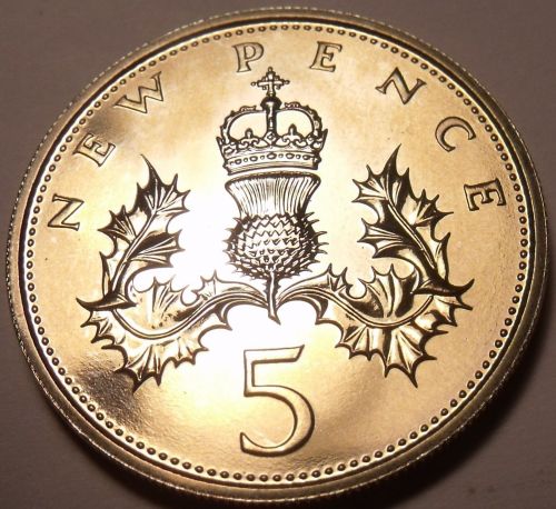 Proof Great Britain 1987 5 Pence~See Why Proofs Are The Best~Free Shipping