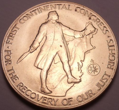 Massive 1974 Gem Unc A-R-B Medallion~John Adams~First Continental Congress~Fr/Sh