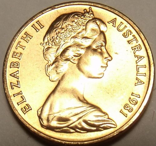 Cameo Proof Australia 1981 2 Cents~Only 86,000 Minted~Frill-necked lizard~Fr/Shi