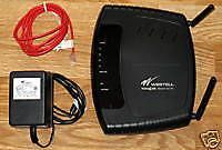 DUAL ANTENNA Westell VersaLink D90 327W DSL WiFi Wireless Modem Router ADSL2
