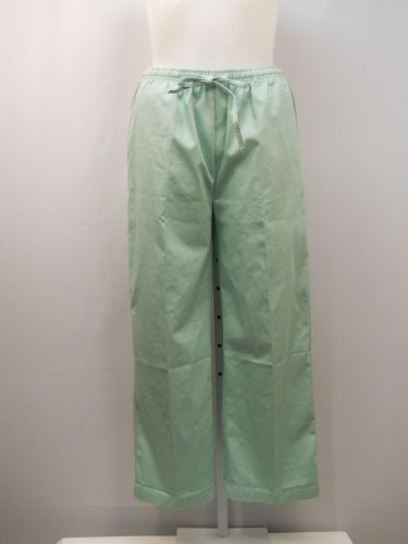 SIZE XL Womens Casual Pants AMERICAN SWEETHEART Solid Mint Drawstring Inseam 29