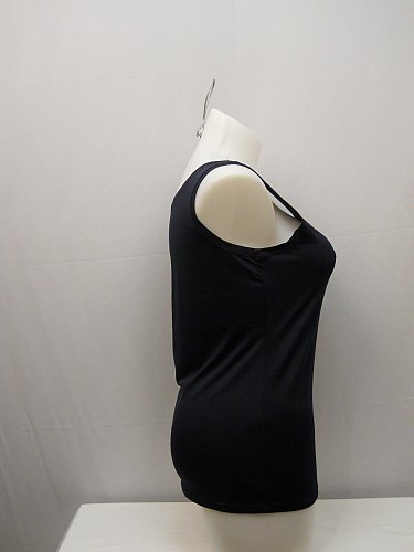 Womens Tank Top ALFANI PLUS SIZE 0X Solid Navy Scoop Neck Sleeveless Pullover