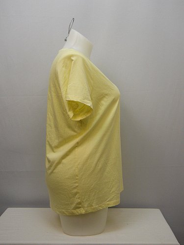 Women Sleep Shirt SIZE M XL HUE SLEEPWEAR V-Neck Dream Cream Yellow Short Sleeve