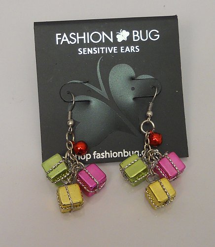 Women Earrings CHRISTMAS Fashion Drop Dangle Gifts Multi Color Hook FASHION BUG