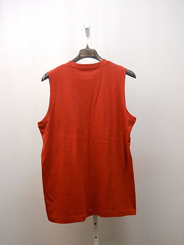 Mens Muscle Tee Shirt SIZE L ROUNDTREE & YORKE SPORT 100% Cotton Solid Red