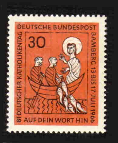 German MNH Scott #961 Catalog Value $.25