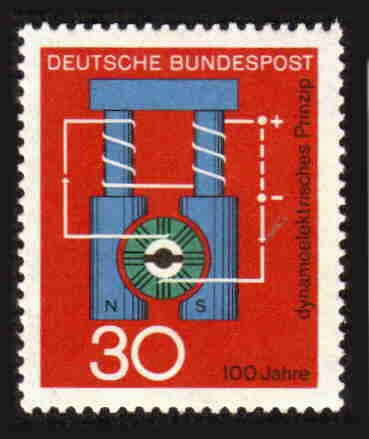 German MNH Scott #966 Catalog Value $.25