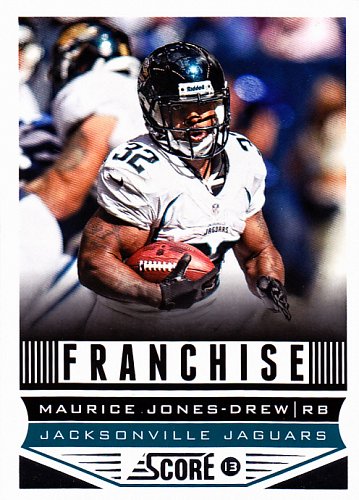 Maurice Jones-drew #281 - Jaguars 2013 Score Football Trading Card