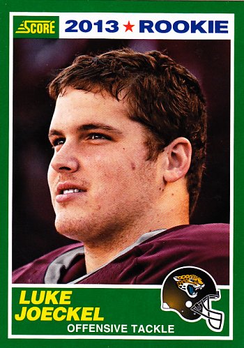 Luke Joeckel #394 - Jaguars 2013 Score Rookie Football Trading Card