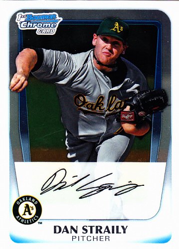 Dan Straily #BCP53 - Athletics 2011 Crome Baseball Trading Card