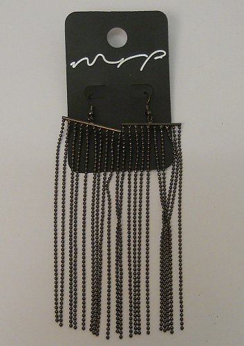 Women Earrings Fashion Drop Dangle Multi Metal Chains Hook Fasteners Unbranded