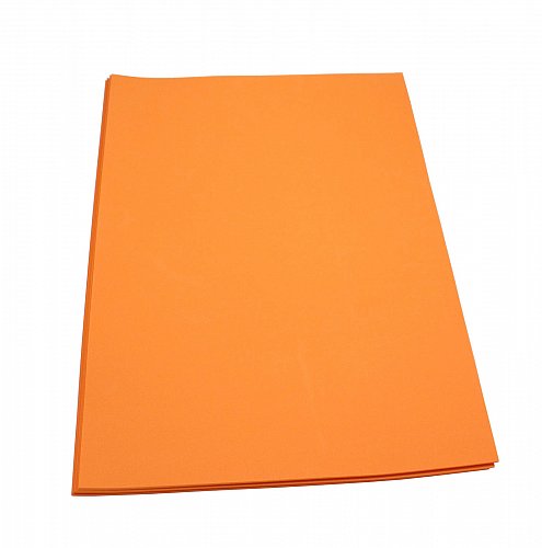 Craft Foam Sheets--12 x 18 Inches -Orange- 5 Sheets-2 MM Thick