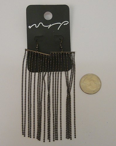 Women Earrings Fashion Drop Dangle Multi Metal Chains Hook Fasteners Unbranded